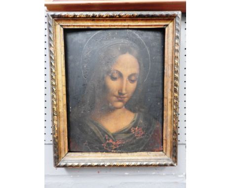 An early 19th Century oil on board portrait of an older gentleman on panel