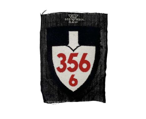 Shoulder patch embroidered on a black background - RAD. A patch indicating affiliation to the appropriate unit, in this case 