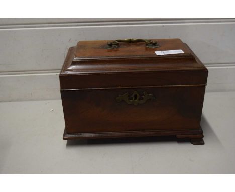 TEA CADDY WITH FITTED INTERIOR