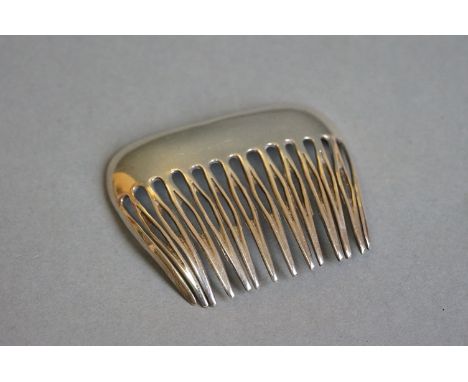 Silver hair side comb 