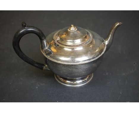 A fully hallmarked sterling silver Teapot, maker marked for Aaron Lufkin DennisonDennison, Wigley & Co (from 1879) Dennison W