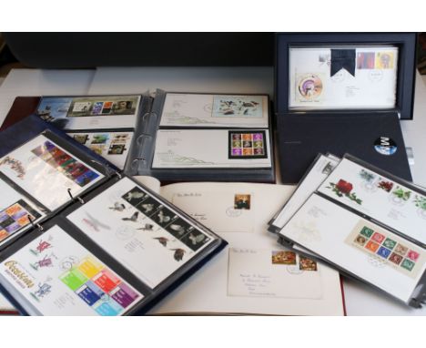 A large collection of mainly British Royal Mail First Day covers contained within a quantity of albums. 