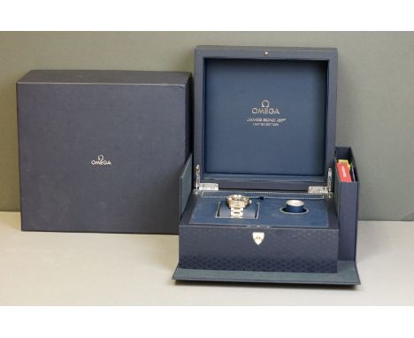 An Omega Seamaster Aqua Terra 150M James Bond 'Spectre' Limited Edition stainless steel gentleman's wrist watch, circa 2015, 