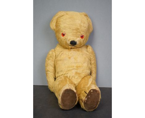 A vintage teddy bear, stands approx 47cm. 