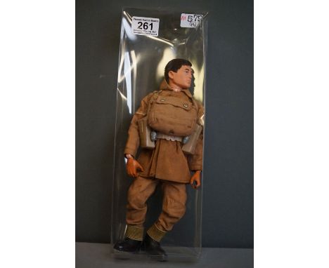 A vintage Action Man in British uniform 