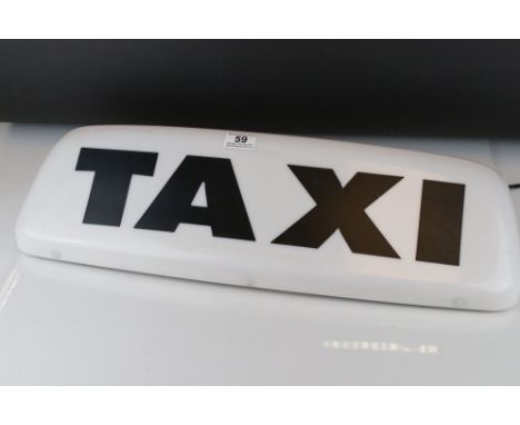 Illuminated Sign / Light in the form of a Taxi Sign by Lettercraft Top Signs, 60cms long