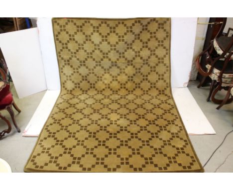 The Rug Company ' Nep Checkers ' Green Ground Rug, 276cms x 182cms 