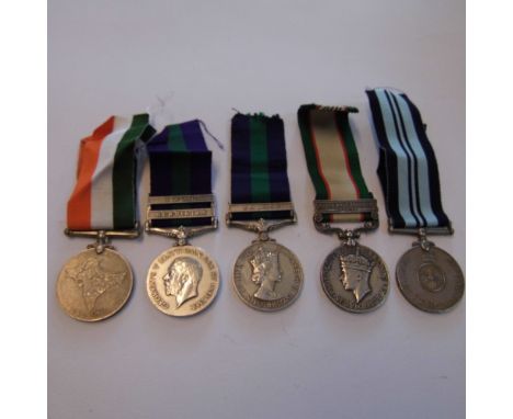 *Mixed Medals. General Service 1918-62, (2) G.V.R., two clasps, Kurdistan, Iraq (5680Spr. Shah Zaman Bengal S. & M.) / E.II.R