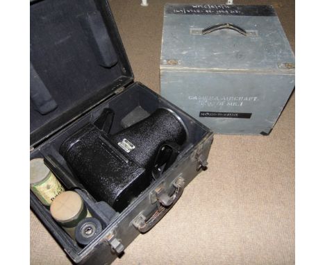 *Reconnaissance Camera. A Wiliamson F117 hand-held reconnaissance camera circa 1941,  with folding sights, trigger grip, adju