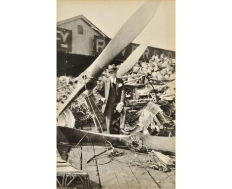 Airship Photographs. An album of monochrome photographs showing the development of the R airships from construction in the sh