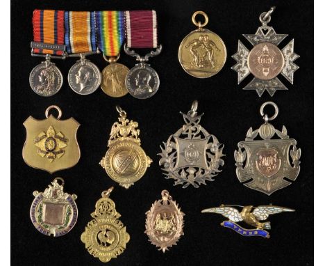 *Miniature Medals. A group of four miniature medals attributable to Sergeant G. Turner, Black Watch, Queen's South Africa 189