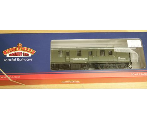 Bachmann 39-185 BR MKI ex - BG coach departmental olive green. P&amp;P Group 1 (£14+VAT for the first lot and £1+VAT for subs