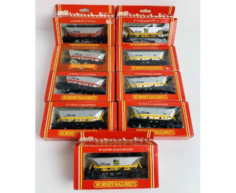 9x Hornby OO Gauge MGR HAA Hopper Wagons - Boxed. P&amp;P Group 2 (£18+VAT for the first lot and £3+VAT for subsequent lots) 