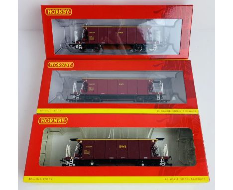 3x Hornby R6790 EWS YGB Seacow Hopper Wagons - All Boxed. P&amp;P Group 2 (£18+VAT for the first lot and £3+VAT for subsequen