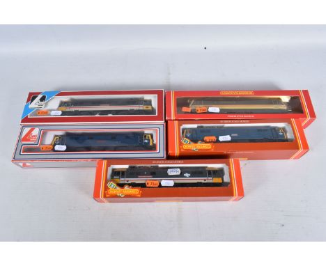 FIVE BOXED OO GAUGE B.R. LOCOMOTIVES, Hornby class 86 'Phoenix' No.86 219, B.R. blue livery (R360), similar 'Royal Anglian Re