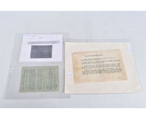 TWO 1930'S LEAFLETS, to include an Anti-Sematic Anti-Dollfuss leaflet and a transcript copy of Dollfuss' parody of The Lord's