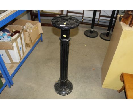A torchere drawer chair stand