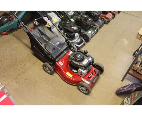 A Mountfield SP185 rotary self propelled lawnmower with Briggs &amp; Stratton 300 series engine