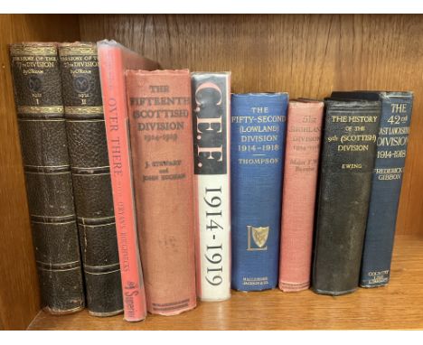 A collection of books on various Army divisions etc to include MAJOR GENERAL JOHN F O'RYAN "The Story of the 27th Division" l