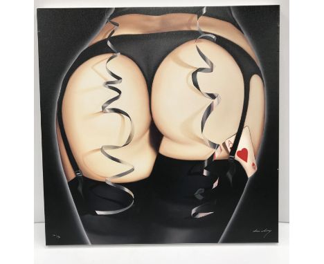 DREW DARCY "Playing games", boxed canvas, No'd. 14/95, signed lower right, bears "Washington Green" certificate of authentici