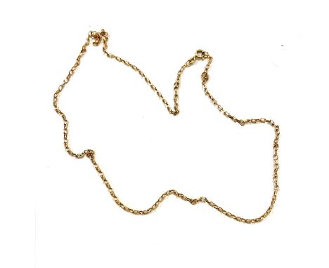 Vintage 9ct vintage chain, approximate measurement 5.3g Length approx 56cm 