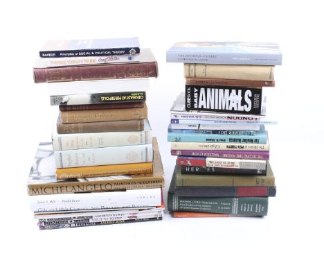 A box of assorted modern and vintage books. Including 'Daniel Quorm and his Religious Notions' by Mark G. Pearse, 1879; A. C.