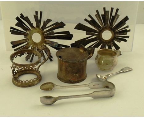 EDWARD, EDWARD JUNIOR, JOHN & WILLIAM BARNARD AN EARLY VICTORIAN SILVER DRUM MUSTARD POT of plain Georgian cylindrical form (