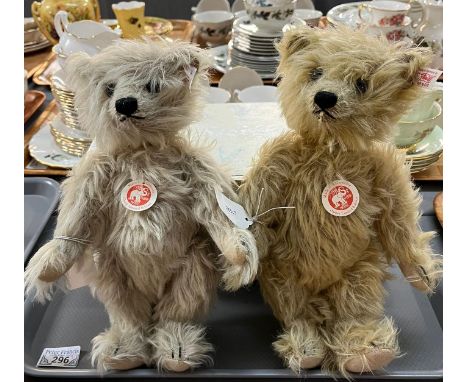 Two modern Steiff teddy bears in original boxes: 'Charly' and 'James', both limited edition with COA.  (2)   (B.P. 21% + VAT)