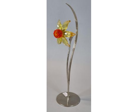 Swarovski Crystal light topaz paradise flower 'Dacali', in original box.   (B.P. 21% + VAT) 
