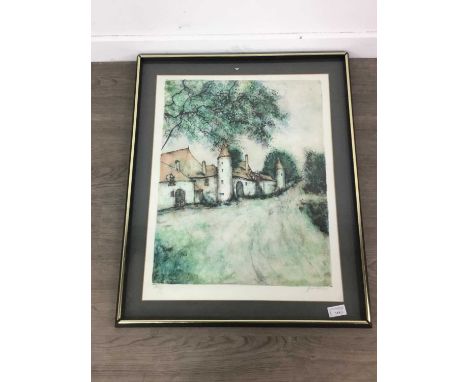 GROUP OF SEVEN PICTURES AND PRINTS,including an acrylic by J. Craig, a print after Bernard Gantner and others, all framed (7)