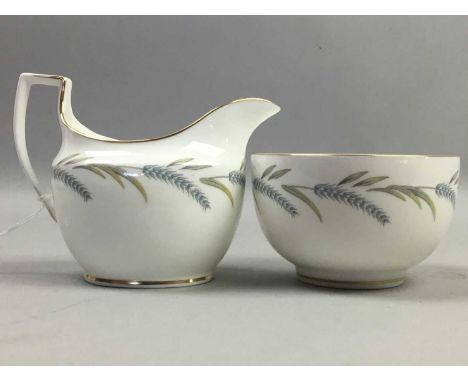 ROYAL WORCESTER 'HARVEST RING' PART TEA SERVICE,comprising six cups, six saucers, twelve plates, sugar, cream and biscuit pla