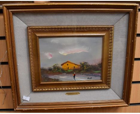 R Marotta, a pair of early 20th Century oil paintings, both framed and signed