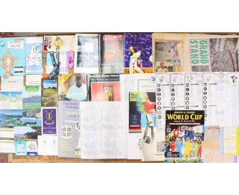 Sporting: A collection of assorted sporting memorabilia to include: rugby, basketball and cricket to include: tickets, scorec