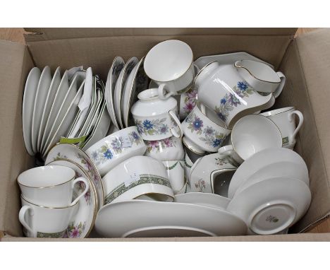 Aynsley china in Garland pattern tea wares, together with Paragon tea wares, Poole pottery, Royal Doulton and other examples 