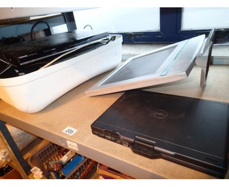 DVD player Dell laptop Freeview TV box etc  CONDITION REPORT: All electrical items in this lot have been PAT tested for safet