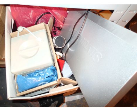 Collection of mixed electrical items to include dvd player computer parts speakers etc CONDITION REPORT: All electrical items