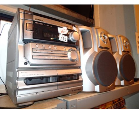 Aiwa 3 CD music system model NSX 5222  CONDITION REPORT: All electrical items in this lot have been PAT tested for safety and