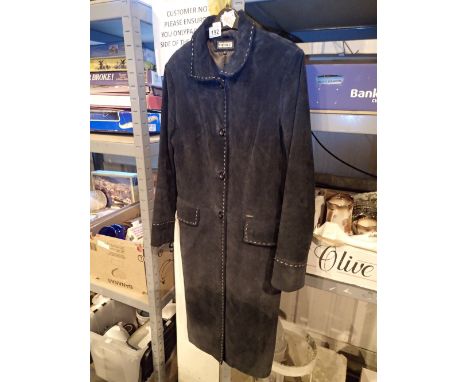 Ladies Fiorelli suede coat size 12 