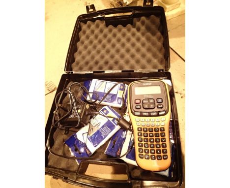 Boxed Brother P touch E700 labeller machine  CONDITION REPORT: All electrical items in this lot have been PAT tested for safe