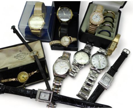 A collection of Sekonda watches, a ladies Tissot watch and other items Condition Report:No condition report available.