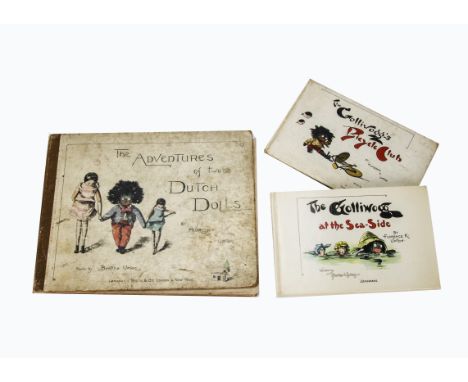The Adventures of two Dutch Dolls, By Florence K Upton (worn and loose pages); two other small format 1968 editions and some 