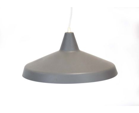 A Halo Tech Design grey open ceiling light CONDITION REPORT: Working order unknown. Some wear.