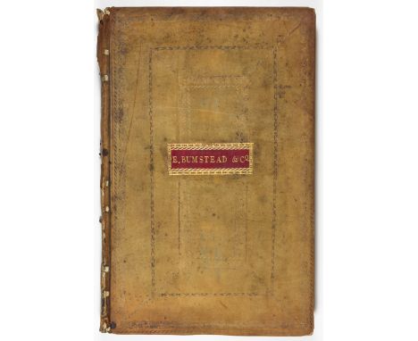 THE ACCOUNT BOOK OF THE FIRST AMERICAN TRADING HOUSE IN CHINA, INITIATING WHAT WOULD BECOME HUNDREDS OF BILLIONS OF DOLLARS I