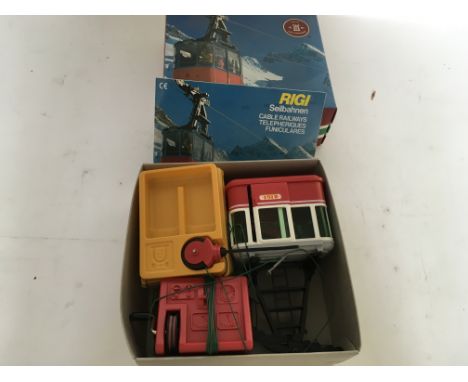 Lehmann railway, Rigi cable car set, boxed , plastic,, manual control