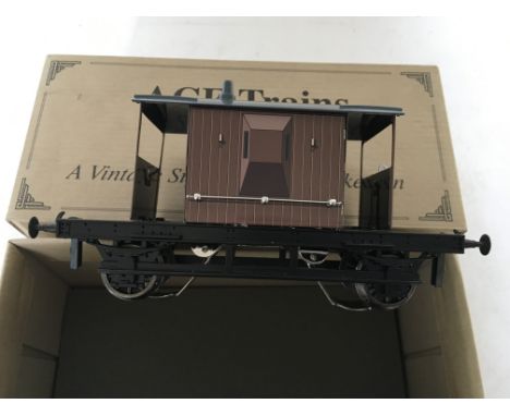 Ace trains, vintage style O gauge, tinplate, Brake van , Boxed