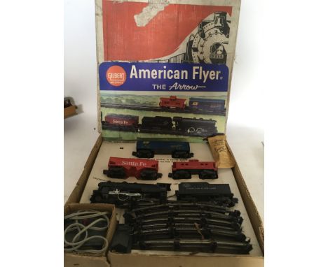 Gilbert , O Gauge, American flyer, The Arrow, Boxed set