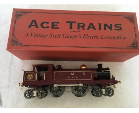 Ace trains, O gauge, 4-4-4 tank engine, electric locomotive, boxed