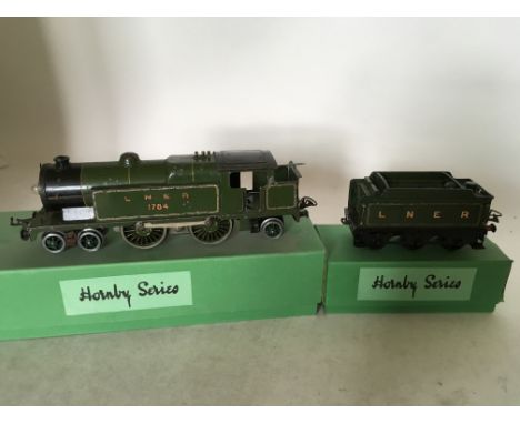 Hornby series, O Gauge, #2 special Tank Engine 4-4-2 LNER 1764, tinplate and boxed