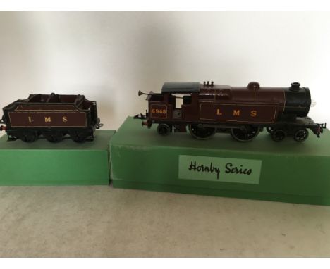 Hornby series, O Gauge, #2 Special Tank Engine, 4-4-2 LMS 6945, tinplate and boxed