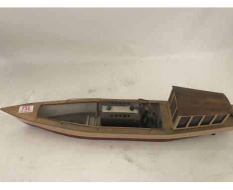 Included is a steam engine powered steam boat.
